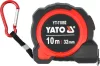 YATO Mérőszalag AUTOLOCK mechanikával, 10 m × 32 mm, 4 m-es merev kihúzással, mágneses kampóval (YT-71092)