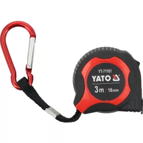   YATO Mérőszalag 3 m × 16 mm, nejlonbevonatú acélszalaggal, II. pontossági osztály (YT-71161)