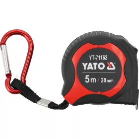   YATO Mérőszalag 5 m × 28 mm, nejlonbevonatú acélszalaggal, II. pontossági osztály (YT-71162)