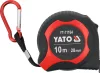 YATO Mérőszalag 10 m × 28 mm, nejlonbevonatú acélszalaggal, II. pontossági osztály (YT-71164)