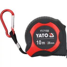   YATO Mérőszalag 10 m × 28 mm, nejlonbevonatú acélszalaggal, II. pontossági osztály (YT-71164)