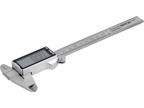 YATO Digitális tolómérő 150 mm, nagyméretű (2,4")  kijelzővel  (YT-72020)