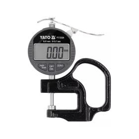   YATO Digitális VASTAGSÁGMÉRŐ TÁBLÁVAL 12,7 MM / 0,01 MM (YT-72320)
