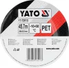 YATO Fényvisszaverő ragasztószalag piros-fehér, 49 mm × 45,7 m (YT-72513)