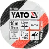 YATO Butil szalag alumínium fedőréteggel, öntapadó, 300 mm × 10 méter, 1 mm vastag (YT-72549)
