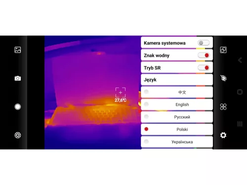YATO Hőkamera okos telefonokhoz, felbontás 256x192, (512X384) 25HZ USB-C (YT-72930)