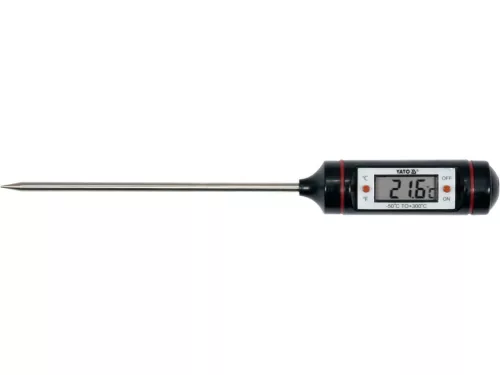 YATO ELEKTRONIKUS HŐMÉRŐ 130 MM -50°C +300°C/1°C (YT-72971)
