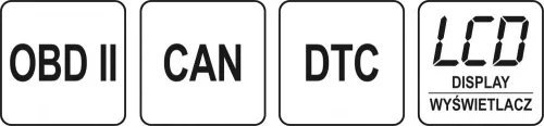 YATO Diagnosztikai vizsgáló OBD / EOBD (YT-72977)
