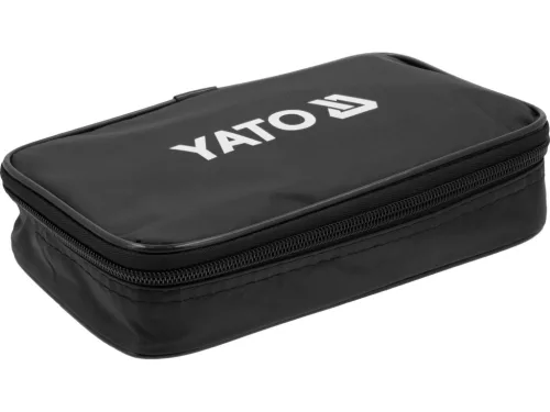 YATO Digitális multiméter True RMS AC/DC, 1000 V, 20 A, NCV, 25 000 kijelzési érték (YT-730895)