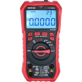   YATO Digitális multiméter True RMS, 60 000 count, 1000 V DC / 750 V AC, NCV és hőmérsékletméréssel (YT-730896)