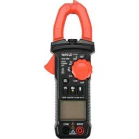   YATO Lakatfogó multiméter True RMS AC 600 A, 600 V, NCV, LowZ és VFC funkcióval (YT-73092)