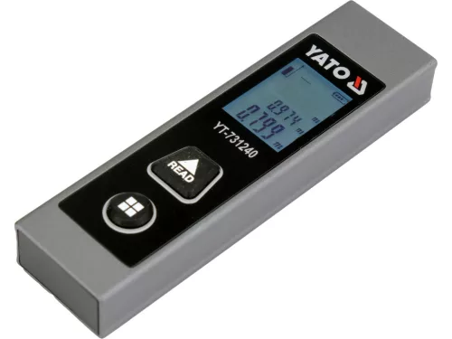 YATO Kompakt ( kicsi méret ) lézeres távolságmérő 30 m, USB-C töltés (YT-731240)