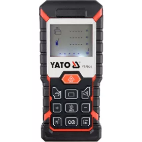   YATO Lézeres távolságmérő 0,05–40 m, ±2 mm pontossággal, IP54 védelemmel (YT-73125)