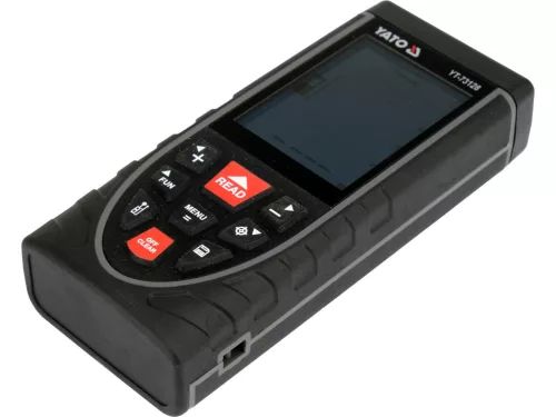 YATO Lézeres távolságmérő videós célzással 0,05–120 m, ±2 mm, digitális szintezővel (YT-73128)