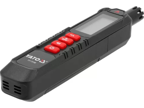 YATO Toll formájú éghető gázszivárgás érzékelő, 50–10000 ppm, hangriasztással (YT-73150)