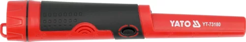 YATO Kézi fémkereső pinpointer, vízálló IP68, 360° érzékeléssel, max. 5 cm (YT-73180)