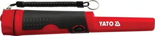 YATO Kézi fémkereső pinpointer, vízálló IP68, 360° érzékeléssel, max. 5 cm (YT-73180)