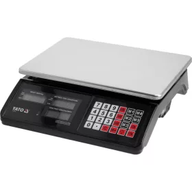   YATO Elektronikus mérleg 40 kg méréshatárral, 5 g osztásértékkel (YT-73270)