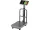 YATO Elektronikus platform mérleg 150 kg / 50 g, 300 × 400 mm mérőfelülettel (YT-73280)