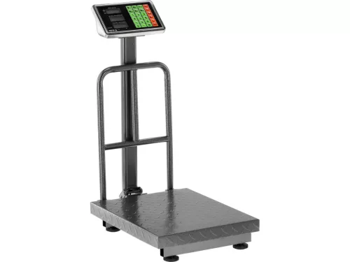 YATO Raktári csomagmérleg 300 kg / 50 g, digitális kijelzővel, 40×50 cm acél mérőlappal (YT-73283)