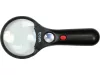 YATO Kézi nagyító LED és UV világítással, 3× / 45×, 75 és 20 mm-es lencsével (YT-73845)