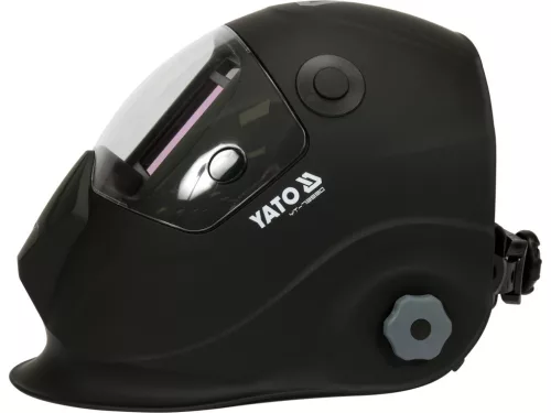 YATO Automata hegesztőpajzs True Color, DIN 5–8 / 9–13, 100 × 68 mm, 4 érzékelő, MMA / MIG / MAG / TIG (YT-73930)