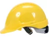 YATO Munkavédelmi védősisak sárga, ABS, 53–64 cm, racsnis állítással, EN 397 (YT-73971)