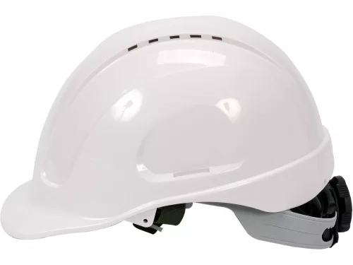 YATO Munkavédelmi védősisak fehér, ABS, 53–64 cm, racsnis állítással, EN 397 (YT-73972)