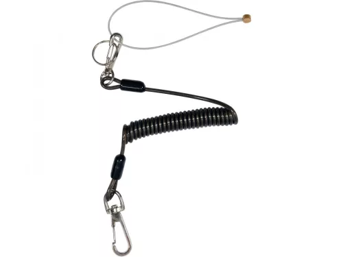 YATO Szerszámbiztosító rugós kábel 3 kg terhelhetőséggel, 52–170 cm, 1,5 mm (YT-74009)