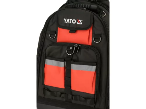 YATO SZERSZÁMTÁROLÓ HÁTIZSÁK KEMÉNY TALPPAL, görgőkkel 48 Literes (YT-74288)