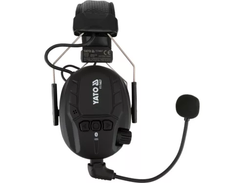 YATO Aktív elektronikus fülvédő Bluetooth 5.4, SNR 32 dB  (YT-74627)