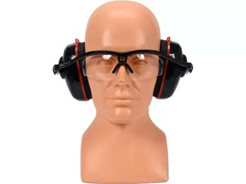 YATO Fülvédő védőszemüveggel, SNR 23,9 dB, UV- és karcvédelemmel (YT-74636)