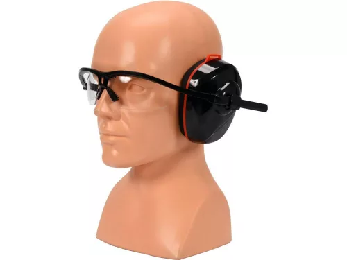 YATO Fülvédő védőszemüveggel, SNR 23,9 dB, UV- és karcvédelemmel (YT-74636)