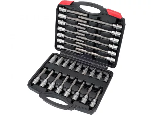YATO Imbusz bit dugókulcs készlet 1/2”, 5–19 mm, 30 részes (YT-77540)