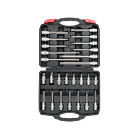   YATO BIT DUGÓKULCS KÉSZLET 26 RÉSZES 1/2" SPLINE (YT-77542)