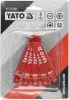 YATO Extra lapos csavarozó bitkészlet szűk helyekhez, 2,7 mm profil, PH/PZ/SL, S2 (YT-77750)