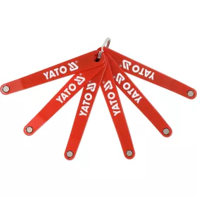   YATO Extra lapos Torx bitkészlet szűk helyekhez, 2,7 mm profil, 6 részes, T10–T30 (YT-77751)