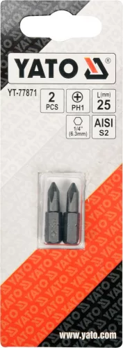 YATO Bitek PH1 25mm 1/4 2 db (YT-77871)