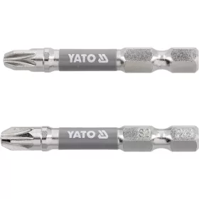YATO Csavarbit 1/4 50MM PZ3 2db NI (YT-78025)