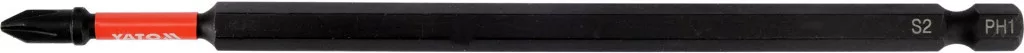 YATO Ütvecsavarozó bit, 1/4", PH1, 150 mm, 1 db (YT-78066)