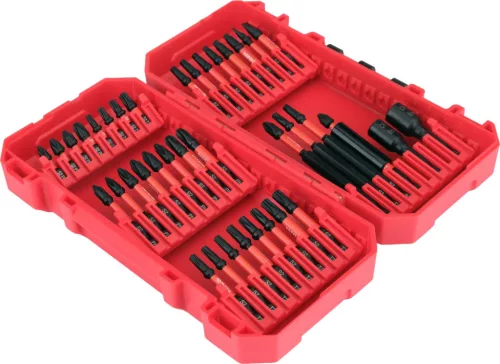 YATO Ütvecsavarozó bit készlet 1/4”, 39 részes, PH / TORX / SQ, S2 acél, 25–90 mm (YT-78076)