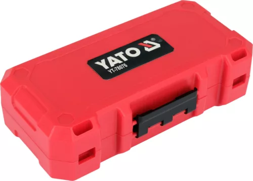 YATO Ütvecsavarozó bit készlet 1/4”, 39 részes, PH / TORX / SQ, S2 acél, 25–90 mm (YT-78076)
