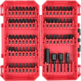   YATO Ütvecsavarozó bit készlet 1/4”, 68 részes, SL / PH / PZ / TORX / HEX, S2 acél (YT-78077)