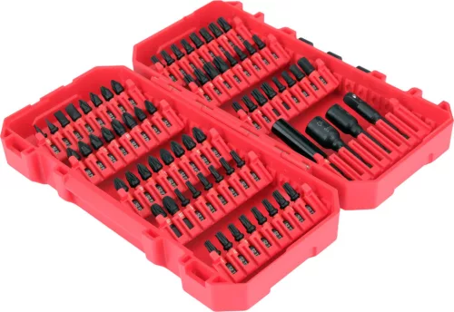YATO Ütvecsavarozó bit készlet 1/4”, 68 részes, SL / PH / PZ / TORX / HEX, S2 acél (YT-78077)