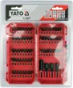 YATO Ütvecsavarozó bit készlet 1/4”, 68 részes, SL / PH / PZ / TORX / HEX, S2 acél (YT-78077)
