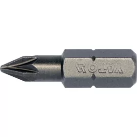   YATO Csavarhúzó bit készlet PZ1, 25 mm, 1/4”, S2 acél, 10 db (YT-78134)