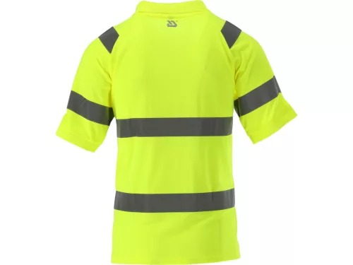 YATO "ORIOLUS" Jól láthatósági galléros póló (Polo), fluoreszkáló sárga, S-es méret  (YT-79410)