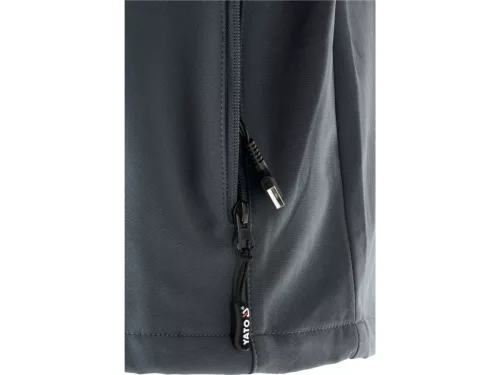 YATO Fűthető "softshell" dzseki M méret ( power bank nem tartozék ) (-79571)
