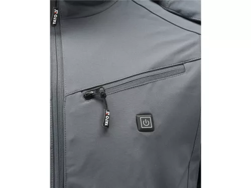 YATO Fűthető "softshell" dzseki 2XL méret  ( power bank nem tartozék ) (YT-79574)