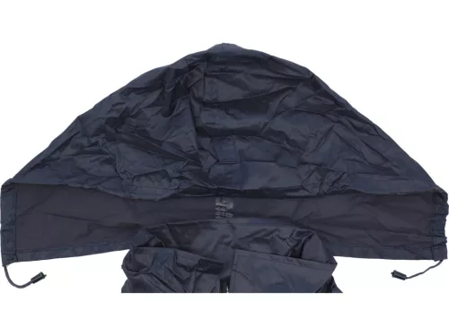YATO Esőkabát fényvisszaverő csíkokkal és állítható kapucnival, XXXL méret, Navy Light (YT-79721)